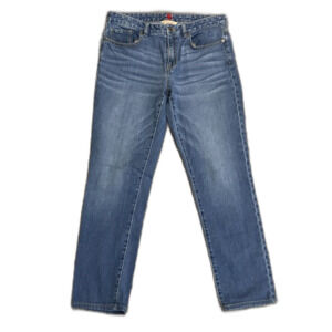 Brooks Brothers 1818 Medium Wash Blue Mid Rise Straight Leg Jeans Size 6